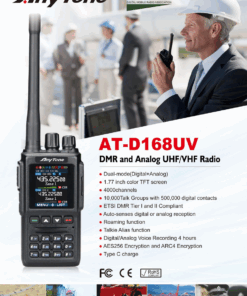 Alternative view of Anytone AT-D168UV DMR/Dual Band Handheld