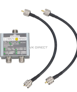 Alternative view of MX62 Triplexer – HF + 2m/70cm Antenna Combiner