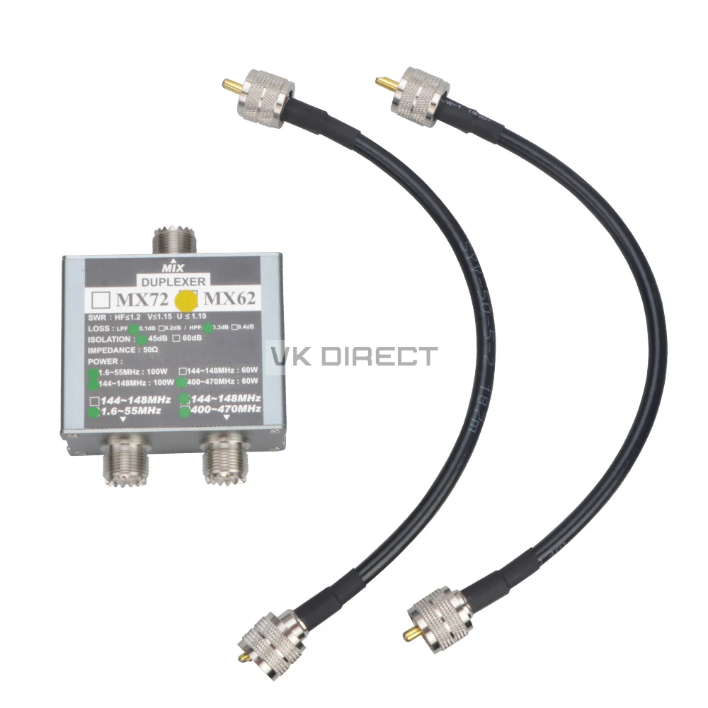 MX62 Triplexer – HF + 2m/70cm Antenna Combiner - Image 2